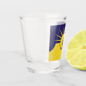 Stadtflagge von Mesa Schnapsglas (Links)