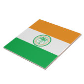 Stadtflagge von Miami Fliese (Seite)