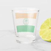 Stadtflagge von Miami Schnapsglas (Rückseite)