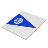 Stadtflagge von Minneapolis Fliese (Seite)