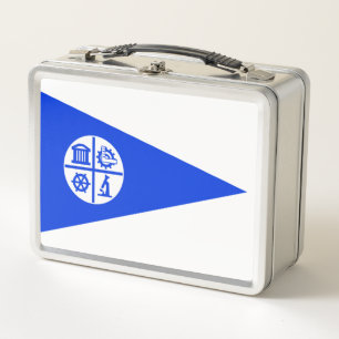 Stadtflagge von Minneapolis Metall Brotdose