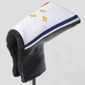 Stadtflagge von New Orleans Golf Headcover (3/4 Vorderseite)