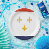 Stadtflagge von New Orleans Pappteller (Party)