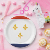 Stadtflagge von New Orleans Pappteller (Party)