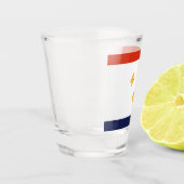 Stadtflagge von New Orleans Schnapsglas (Links)