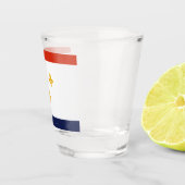 Stadtflagge von New Orleans Schnapsglas (Rechts)