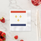 Stadtflagge von New Orleans Serviette (Beispiel)