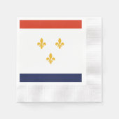 Stadtflagge von New Orleans Serviette (Vorderseite)
