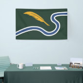 Stadtflagge von Northampton (Massachusetts, USA) Banner (Messeveranstaltung)