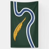 Stadtflagge von Northampton (Massachusetts, USA) Banner (Vertikal)