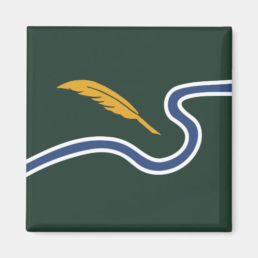 Stadtflagge von Northampton (Massachusetts, USA) Magnet (Vorne)