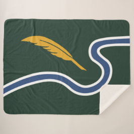 Stadtflagge von Northampton (Massachusetts, USA) Sherpadecke