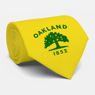 Stadtflagge von Oakland (Kalifornien) Krawatte