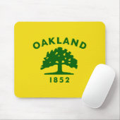 Stadtflagge von Oakland (Kalifornien) Mousepad (Mit Mouse)