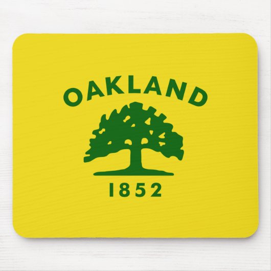 Stadtflagge von Oakland (Kalifornien) Mousepad (Vorne)