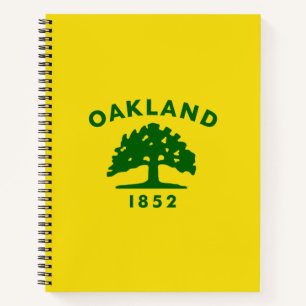 Stadtflagge von Oakland (Kalifornien) Notizblock