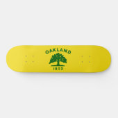 Stadtflagge von Oakland (Kalifornien) Skateboard (Horizontal)