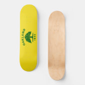 Stadtflagge von Oakland (Kalifornien) Skateboard (Vorderseite)