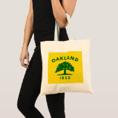 Stadtflagge von Oakland (Kalifornien) Tragetasche (Vorderseite (Produkt))