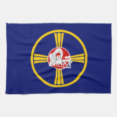 Stadtflagge von Omaha (Nebraska) Geschirrtuch (Horizontal)