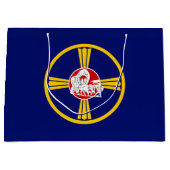 Stadtflagge von Omaha (Nebraska) Große Geschenktüte (Vorderseite)