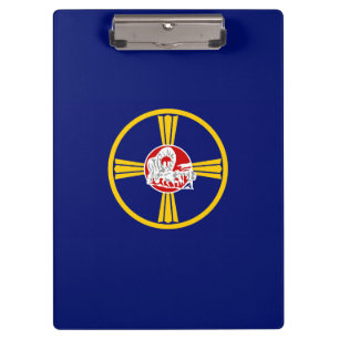 Stadtflagge von Omaha (Nebraska) Klemmbrett