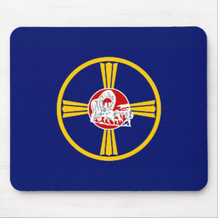 Stadtflagge von Omaha (Nebraska) Mousepad