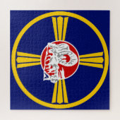 Stadtflagge von Omaha (Nebraska) Puzzle (Horizontal)