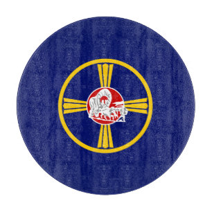 Stadtflagge von Omaha (Nebraska) Schneidebrett