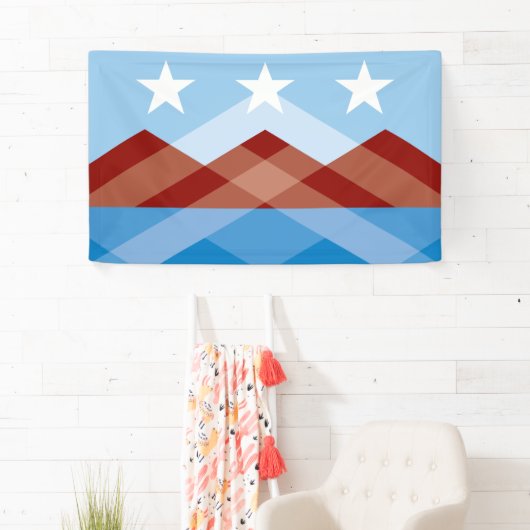 Stadtflagge von Peoria (Arizona) Banner (Insitu)