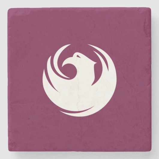 Stadtflagge von Phoenix (Arizona) Steinuntersetzer (Vorderseite)