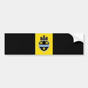 Stadtflagge von Pittsburgh (Pennsylvania) Autoaufkleber