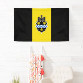 Stadtflagge von Pittsburgh (Pennsylvania) Banner (Insitu)