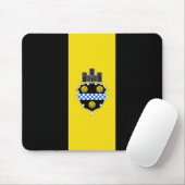 Stadtflagge von Pittsburgh (Pennsylvania) Mousepad (Mit Mouse)