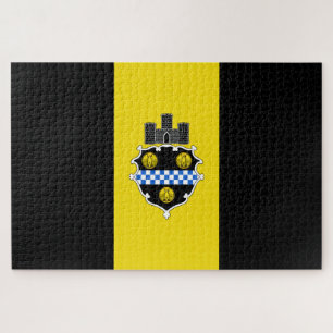 Stadtflagge von Pittsburgh (Pennsylvania) Puzzle