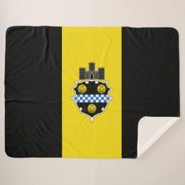 Stadtflagge von Pittsburgh (Pennsylvania) Sherpadecke