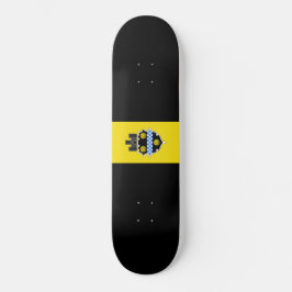 Stadtflagge von Pittsburgh (Pennsylvania) Skateboard