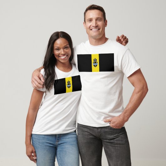 Stadtflagge von Pittsburgh T-Shirt (Unisex)