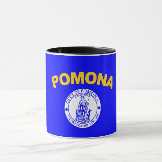 Stadtflagge von Pomona Tasse (Zentrum)