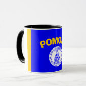 Stadtflagge von Pomona Tasse (Vorderseite Links)