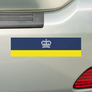 Stadtflagge von Regina (Saskatchewan, Kanada) Autoaufkleber
