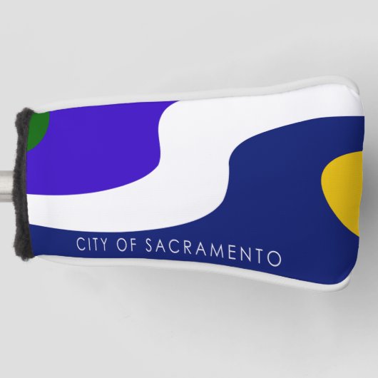 Stadtflagge von Sacramento Golf Headcover (Vorderseite)