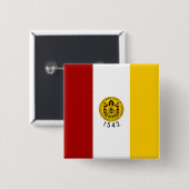 Stadtflagge von San Diego (Kalifornien) Button (Vorne & Hinten)