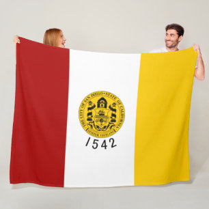 Stadtflagge von San Diego (Kalifornien) Fleecedecke