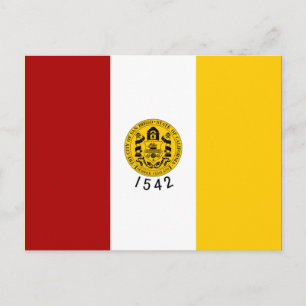 Stadtflagge von San Diego (Kalifornien) Postkarte