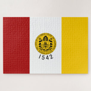 Stadtflagge von San Diego (Kalifornien) Puzzle