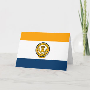 Stadtflagge von San José (Kalifornien) Karte
