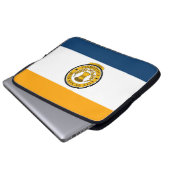 Stadtflagge von San José (Kalifornien) Laptopschutzhülle (Vorne Knopf)