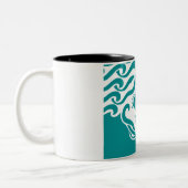 Stadtflagge von Seattle Zweifarbige Tasse (Links)