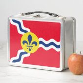 Stadtflagge von St. Louis Metall Brotdose (Beispiel)